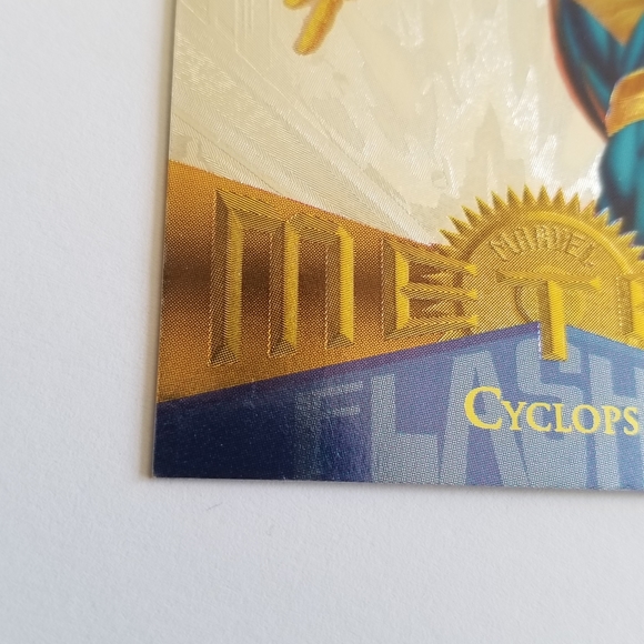 Vintage Marvel Metal trading card from 1995 Cyclops card #91 - Picture 13 of 16